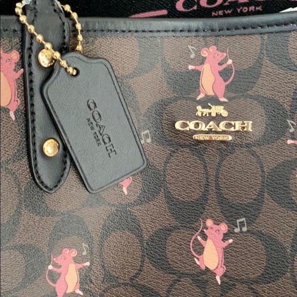 COACH Mouse Party reversible tote bag - Picture 8 of 11